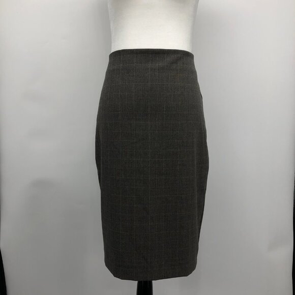 Ann Taylor Grey Lightly Checked Blazer & Skirt Suit Set size 12P and 10 - Picture 14 of 16